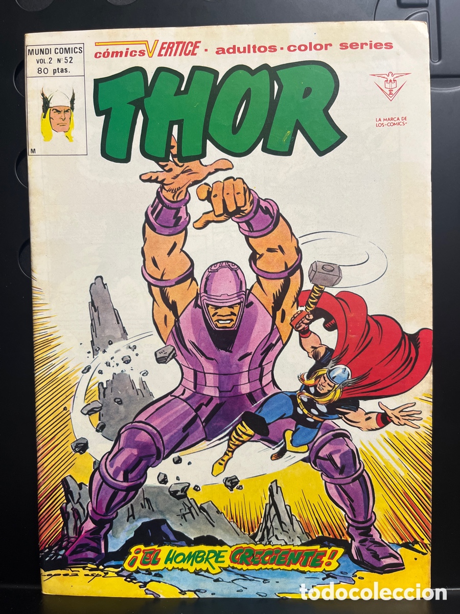 C&oacute;mics: THOR VOL.2 N.52 EL HOMBRE CRECIENTE MUNDI-C&Oacute;MICS ( 1974/1980 )