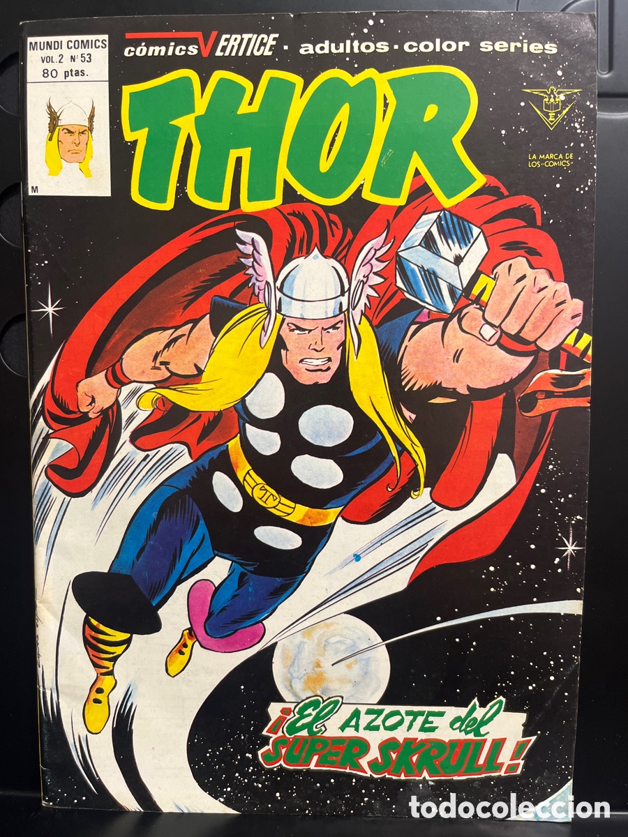 C&oacute;mics: THOR VOL.2 N.53 EL AZOTE DEL SUPER SKRULL MUNDI-C&Oacute;MICS ( 1974/1980 )