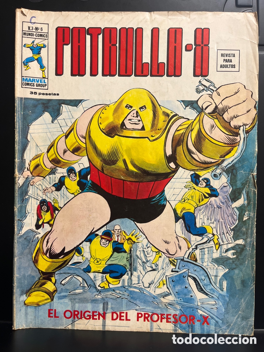 C&oacute;mics: PATRULLA X VOL.3 N.6 EL ORIGEN DEL PROFESOR X ( 1976/1980 )