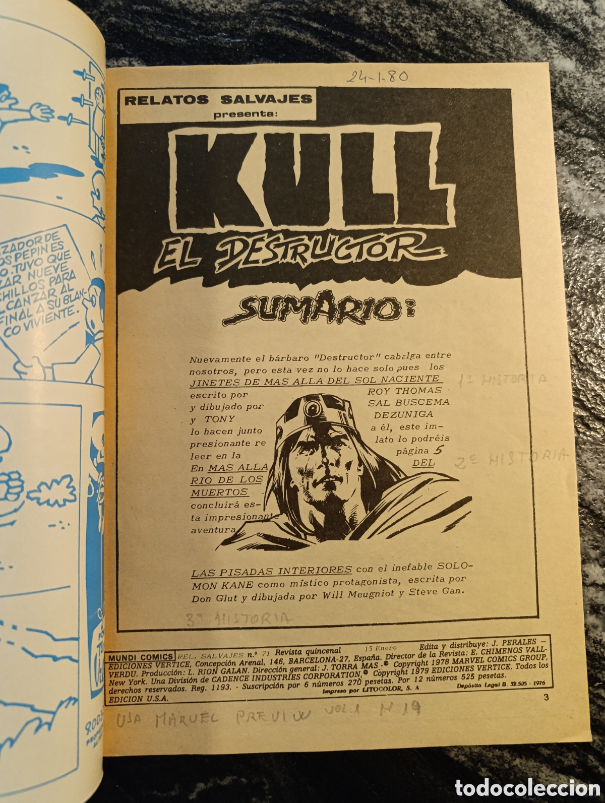 C&oacute;mics: RELATOS SALVAJES. KULL V1. N. 71 - Foto 2