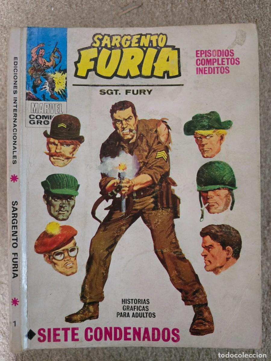 C&oacute;mics: Sargento Furia 1 Vol.1 Vertice 25 ptas - Foto 1