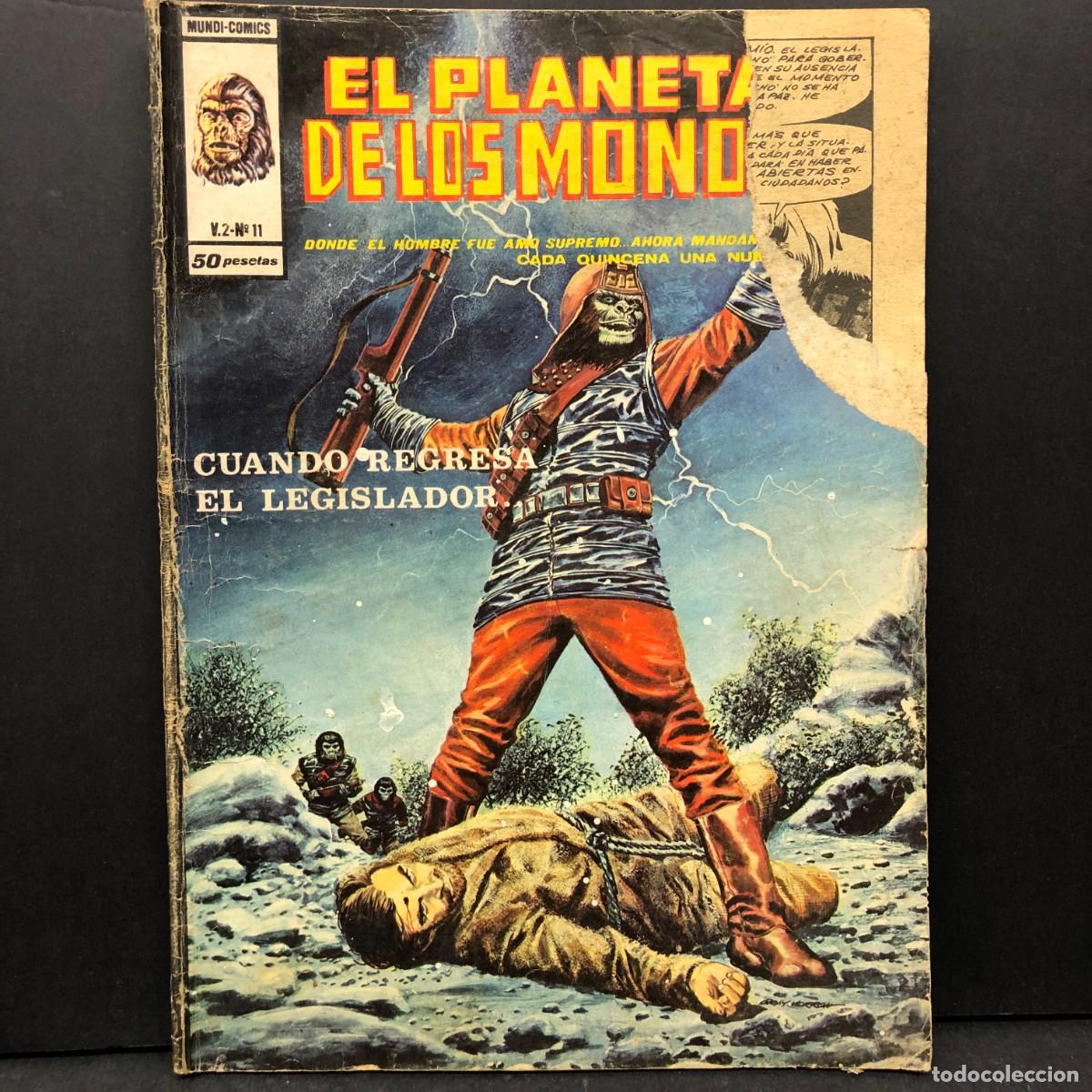 C&oacute;mics: EL PLANETA DE LOS MONOS - V.2 - N&ordm;11 - EDICIONES VERTICE / 1344
