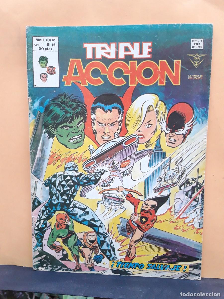 C&oacute;mics: TRIPLE ACCI&Oacute;N. VOL 1. N&ordm; 16. V&Eacute;RTICE - Foto 1