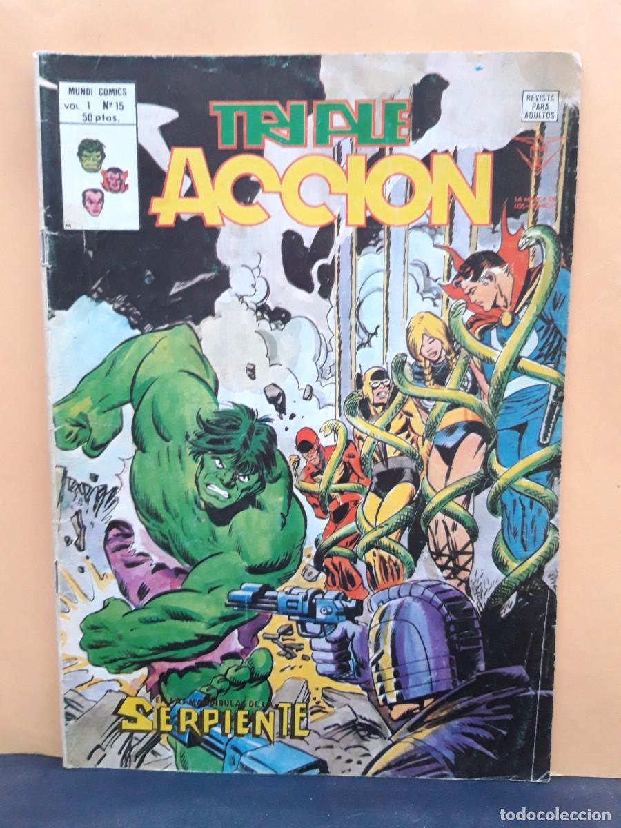 C&oacute;mics: TRIPLE ACCI&Oacute;N. VOL 1. N&ordm; 15. V&Eacute;RTICE