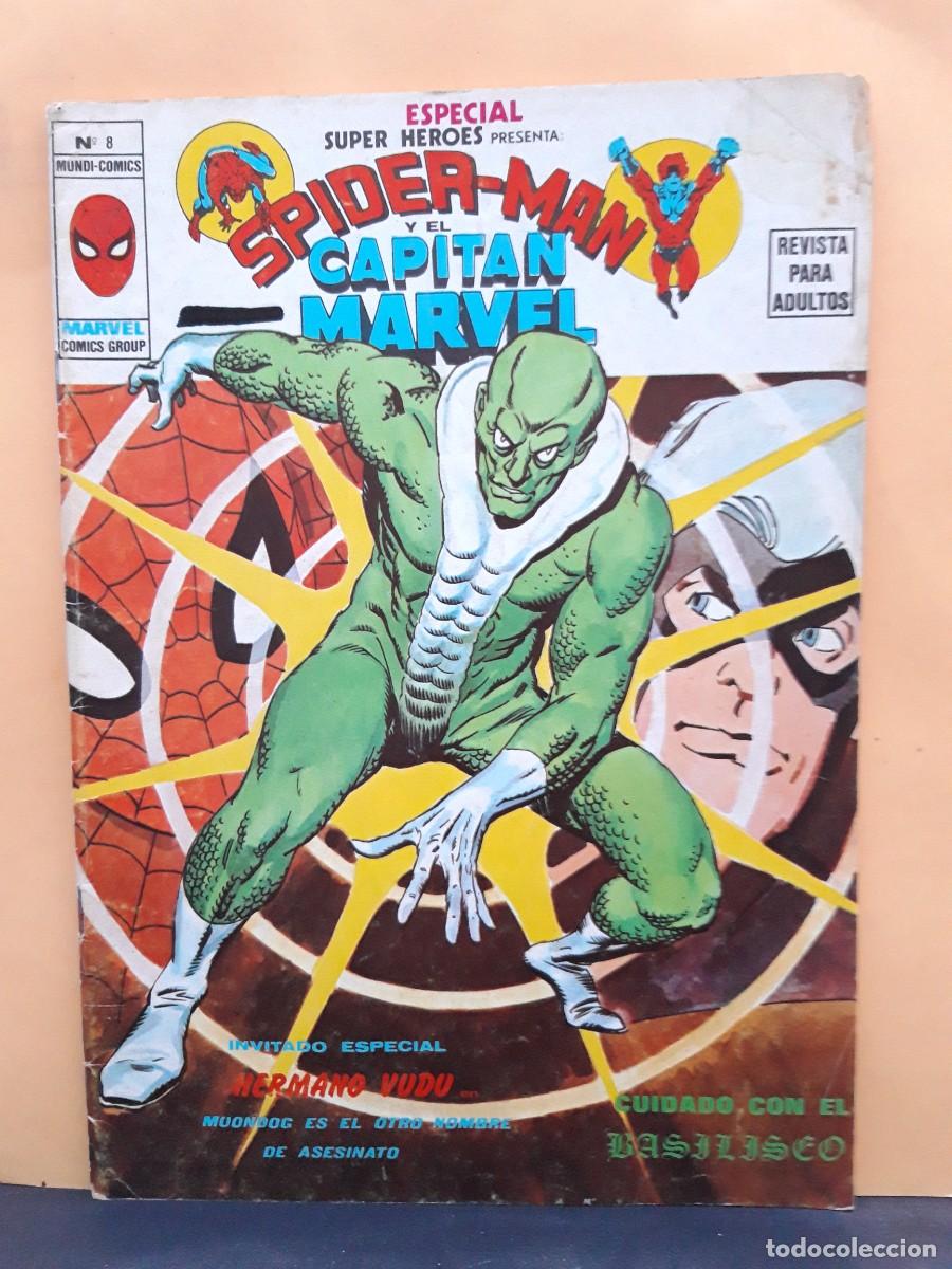 C&oacute;mics: ESPECIAL SUPER H&Eacute;ROES. N&ordm; 8. SPIDERMAN Y EL CAPIT&Aacute;N MARVEL. V&Eacute;RTICE - Foto 1