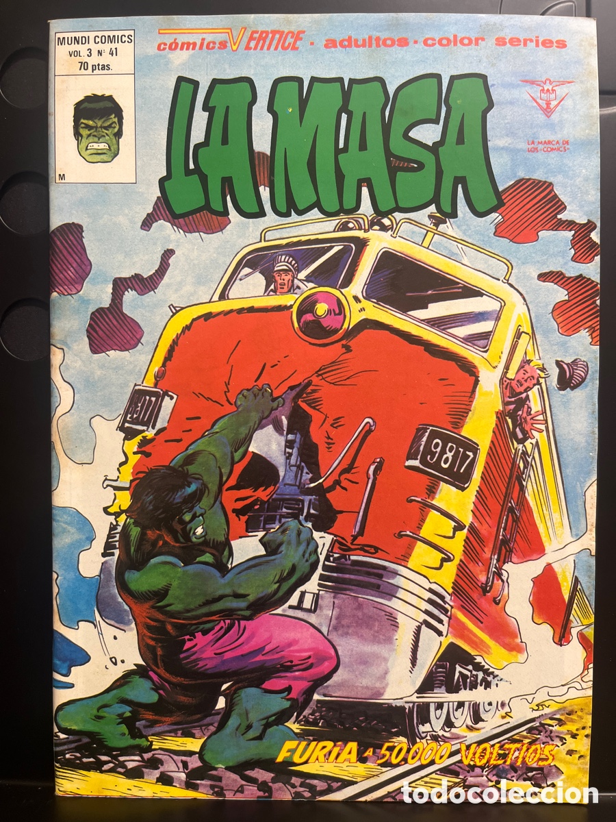 C&oacute;mics: LA MASA VOL.3 N.41 FURIA A 50.000 VOLTIOS MUNDI C&Oacute;MICS ( 1975/1980 )