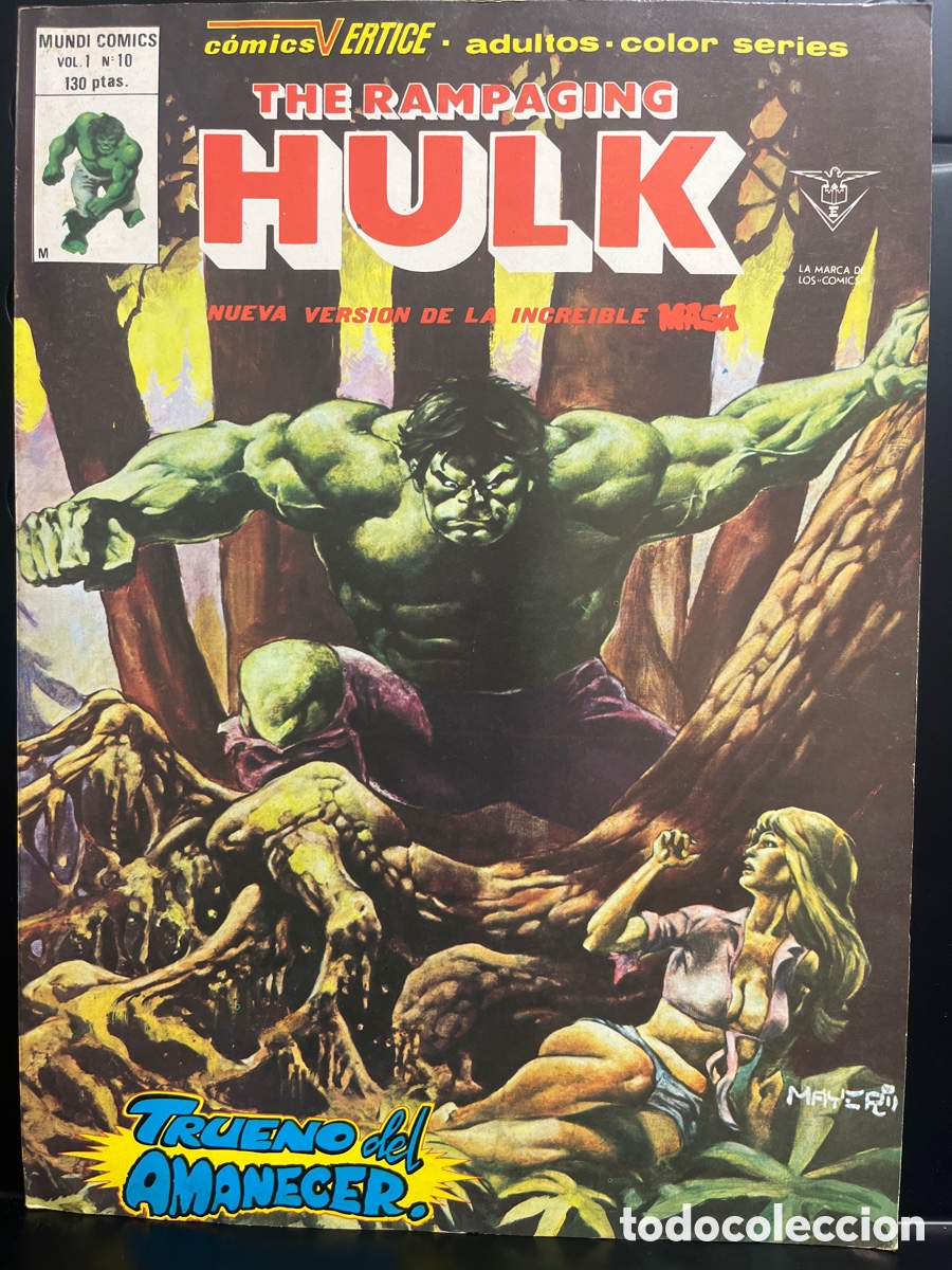 C&oacute;mics: THE RAMPAGING HULK VOL.1 N.10 TRUENO DEL AMANECER MUNDI C&Oacute;MICS ( 1978/1980 )