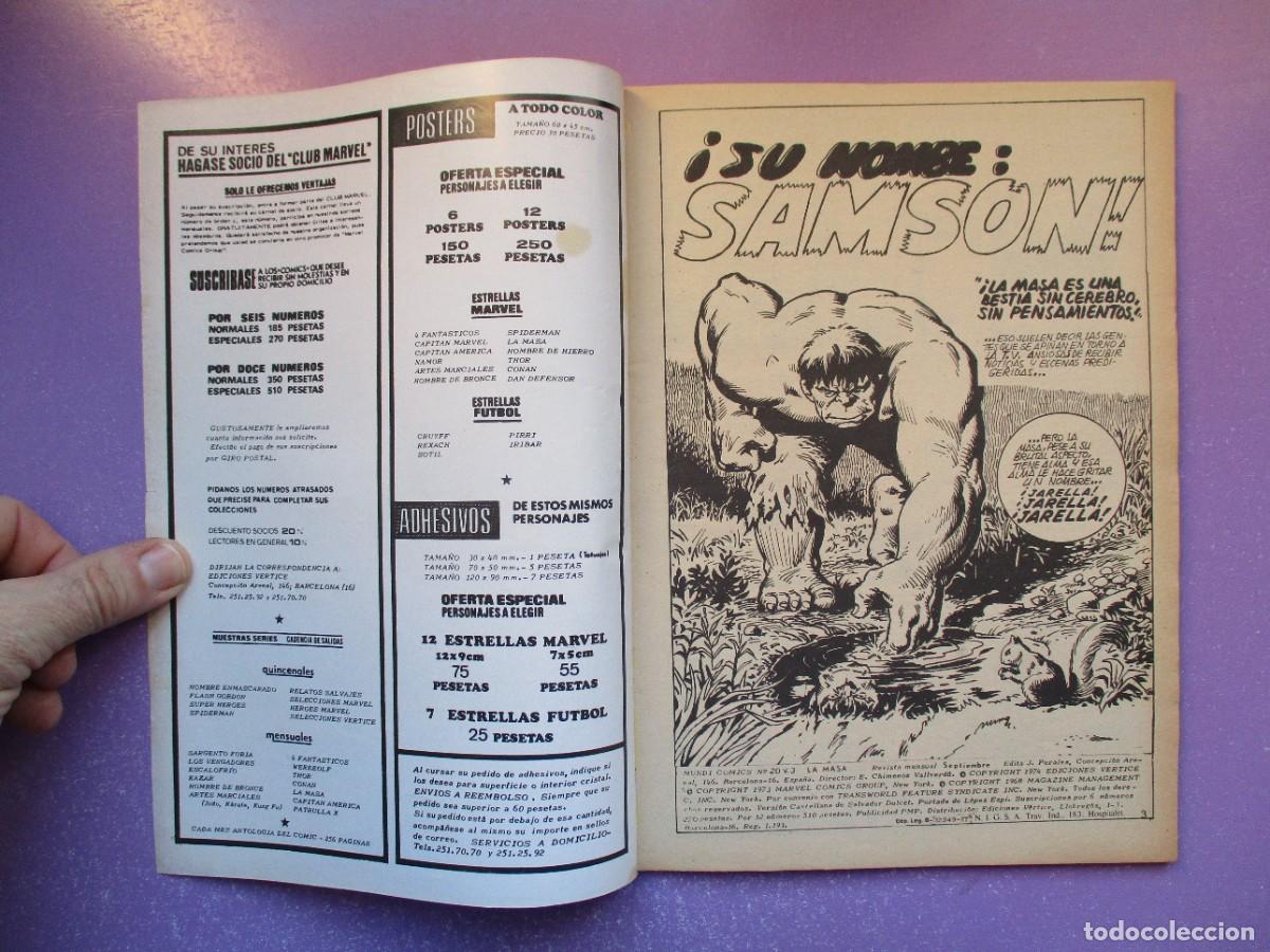 C&oacute;mics: LA MASA 20 VOLUMEN 3 &iexcl;&iexcl;&iexcl;&iexcl; BUEN ESTADO !!!! - Foto 4
