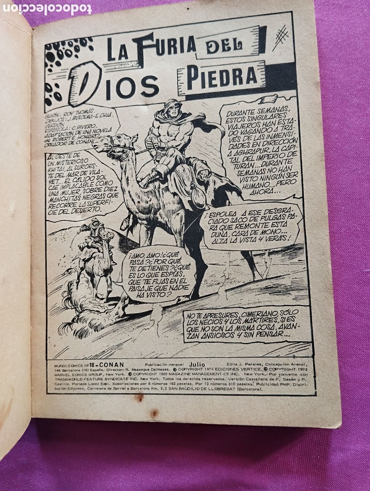 C&oacute;mics: CONAN 18 ULTIMO VOL 1 VERTICE L43 4 - Foto 7