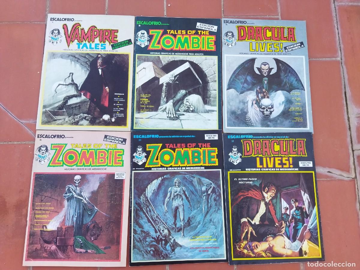 C&oacute;mics: comics lote de 6 n&ordm; ESCALOFRIO PRESENTA vertice n&ordm; 1-.2-4-5-23-24