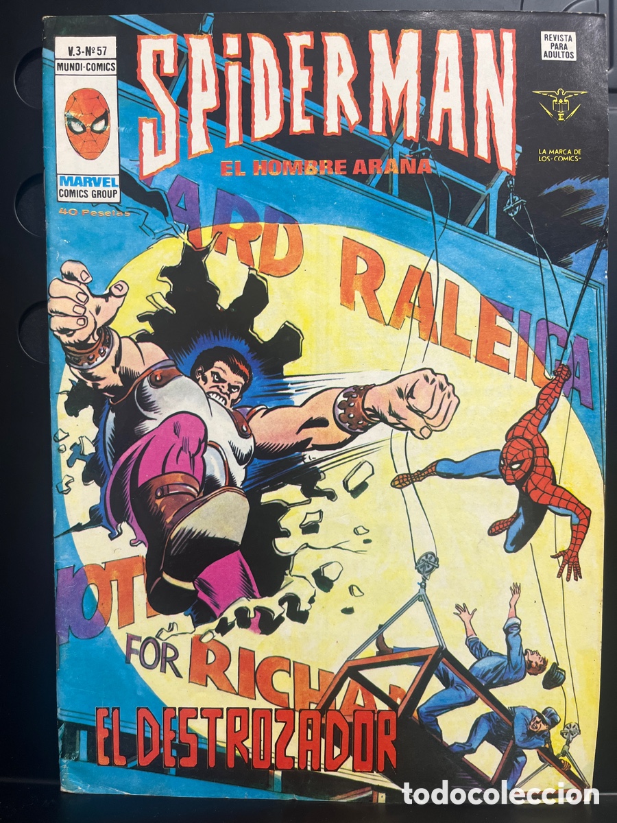 C&oacute;mics: SPIDERMAN : EL HOMBRE ARA&Ntilde;A VOL.3 N.57 EL DESTROZADOR MUNDI C&Oacute;MICS ( 1975/1979 )