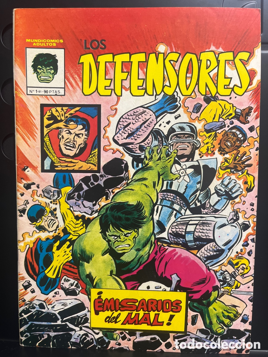 C&oacute;mics: LOS DEFENSORES N.1 EMISARIOS DEL MAL MUNDICOMICS ( 1981/1982 )