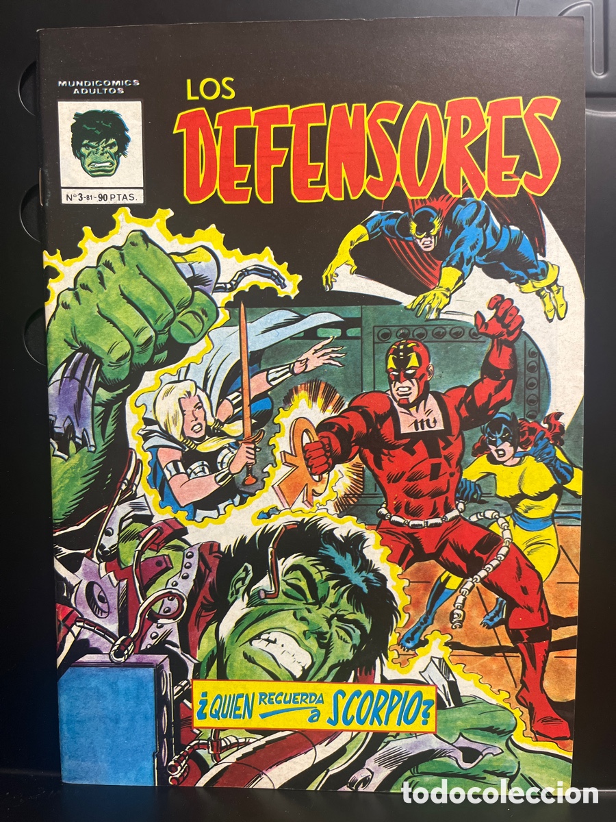 C&oacute;mics: LOS DEFENSORES N.3 QUI&Eacute;N RECUERDA A SCORPIO MUNDICOMICS ( 1981/1982 )