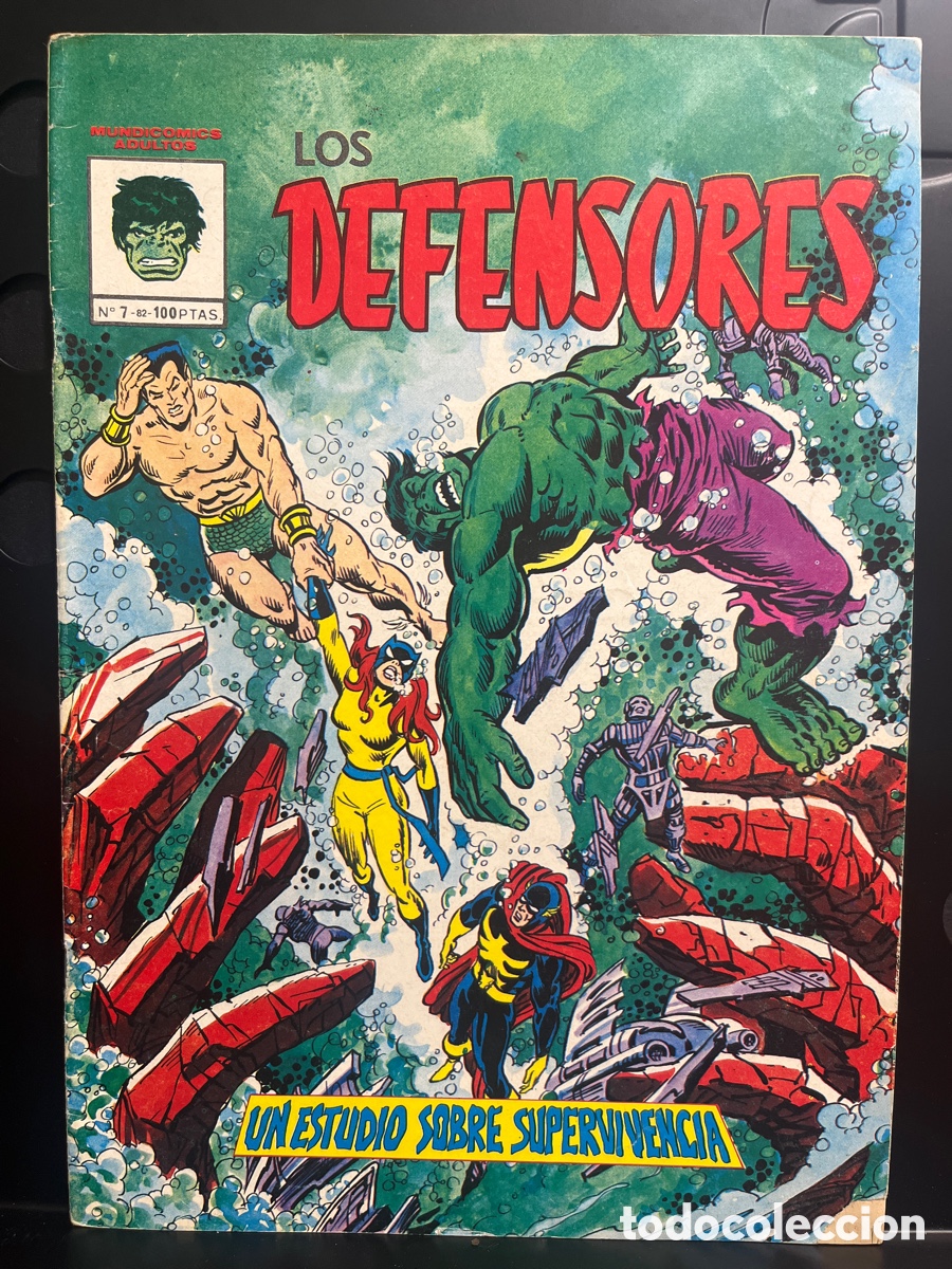 C&oacute;mics: LOS DEFENSORES N.7 UN ESTUDIO SOBRE SUPERVIVENCIA MUNDICOMICS ( 1981/1982 )