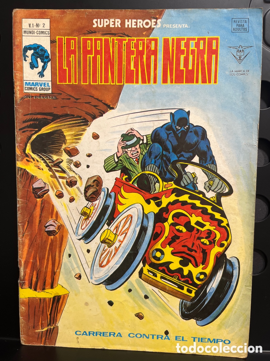 C&oacute;mics: LA PANTERA NEGRA VOL.1 N.2 CARRERA CONTRA EL TIEMPO MUNDI-C&Oacute;MICS ( 1978/1979 )