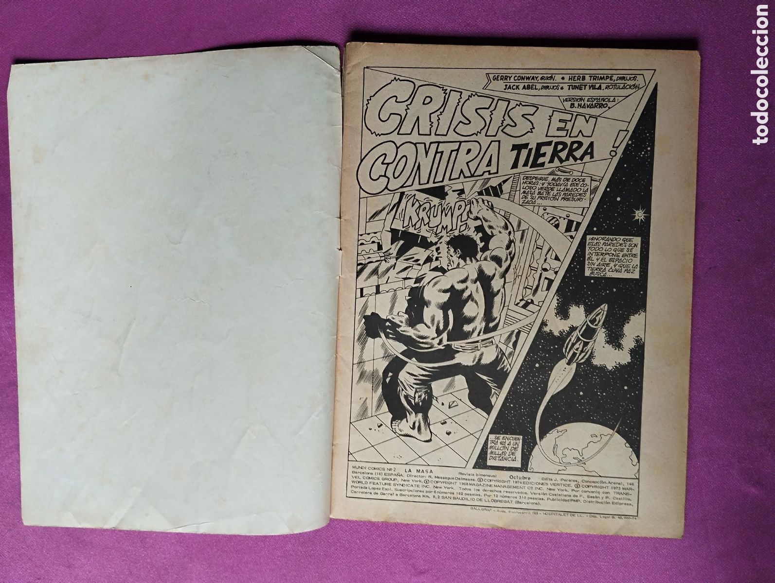 C&oacute;mics: LA MASA N&ordm; 2 VOL 2 VERTICE L1C6 2 - Foto 4