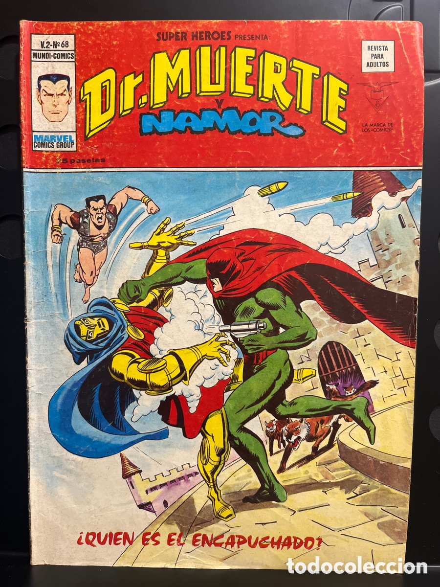 C&oacute;mics: SUPER HEROES PRESENTA VOL.2 N.68 DR MUERTE Y NAMOR MUNDI-C&Oacute;MICS ( 1976/1980 )