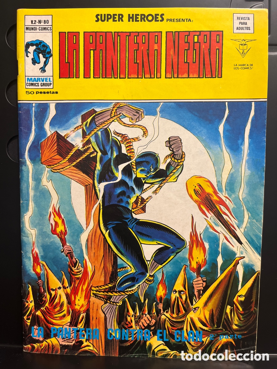 C&oacute;mics: SUPER HEROES PRESENTA VOL.2 N.80 LA PANTERA NEGRA CONTRA EL CLAN MUNDI-C&Oacute;MICS ( 1976/1980 )