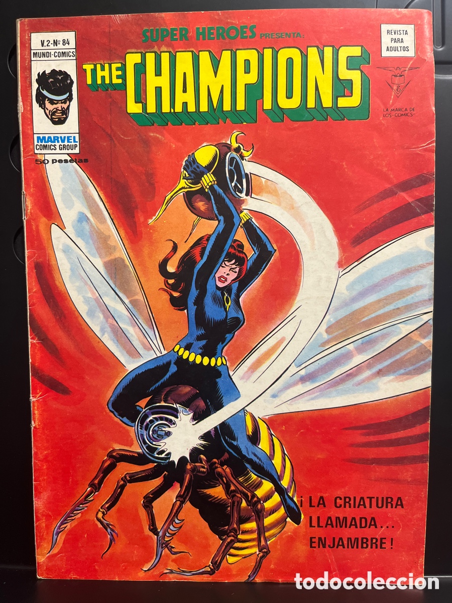 C&oacute;mics: SUPER HEROES PRESENTA VOL.2 N.84 THE CHAMPIONS : LA CRIATURA LLAMADA ENJAMBRE MUNDI-C&Oacute;MICS (1976/80)