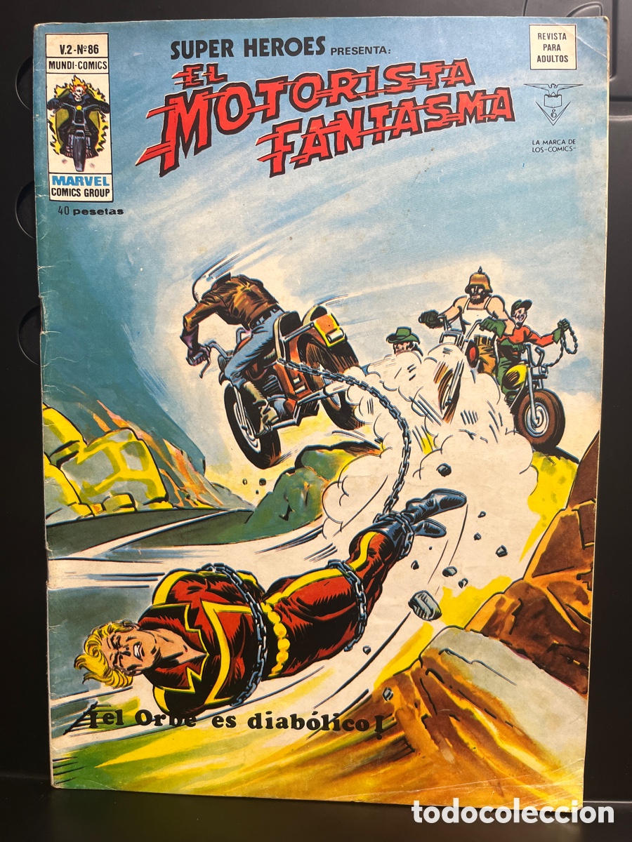 C&oacute;mics: SUPER HEROES PRESENTA VOL.2 N.86 EL MOTORISTA FANTASMA MUNDI-C&Oacute;MICS ( 1976/1980 )