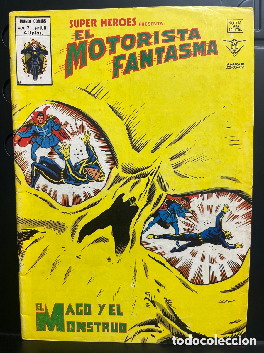 C&oacute;mics: SUPER HEROES PRESENTA VOL.2 N.106 EL MOTORISTA FANTASMA MUNDI-C&Oacute;MICS ( 1976/1980 )