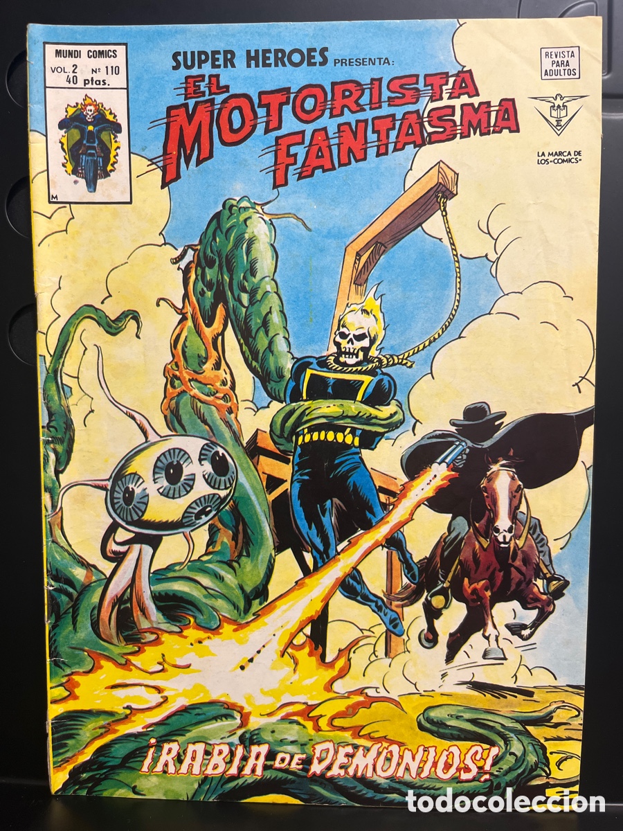 C&oacute;mics: SUPER HEROES PRESENTA VOL.2 N.110 EL MOTORISTA FANTASMA MUNDI-C&Oacute;MICS ( 1976/1980 )