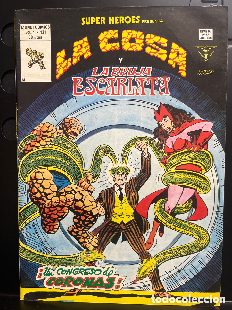 C&oacute;mics: SUPER HEROES PRESENTA VOL.2 N.131 LA COSA Y LA BRUJA ESCARLATA MUNDI-C&Oacute;MICS ( 1976/1980 )