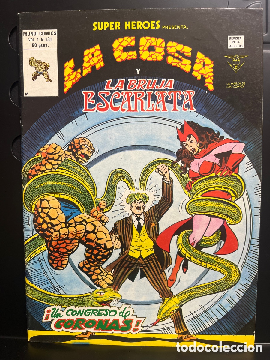C&oacute;mics: SUPER HEROES PRESENTA VOL.2 N.131 LA COSA Y LA BRUJA ESCARLATA MUNDI-C&Oacute;MICS ( 1976/1980 )