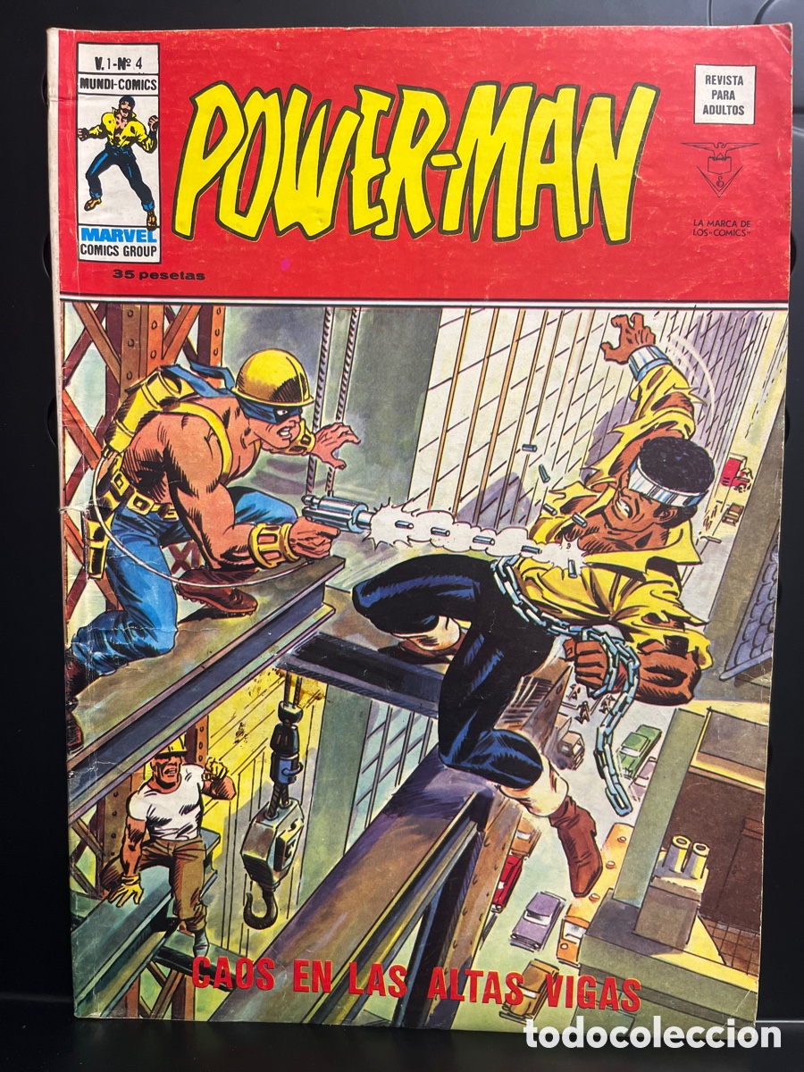C&oacute;mics: POWER MAN VOL.1 N.4 CAOS EN LAS ALTAS VIGAS MUNDI-C&Oacute;MICS ( 1977/1981 )