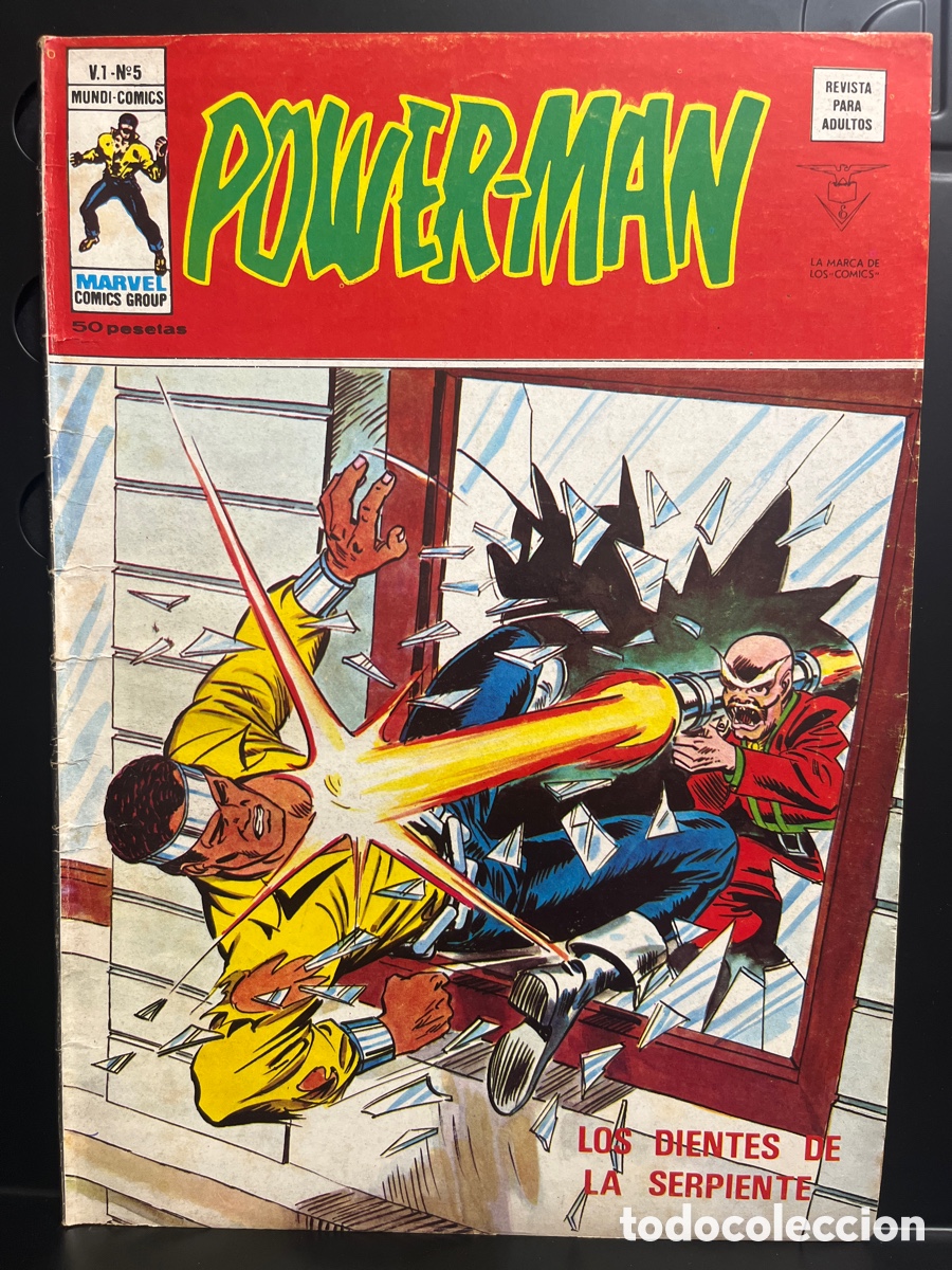 C&oacute;mics: POWER MAN VOL.1 N.5 LOS DIENTES DE LA SERPIENTE MUNDI-C&Oacute;MICS ( 1977/1981 )