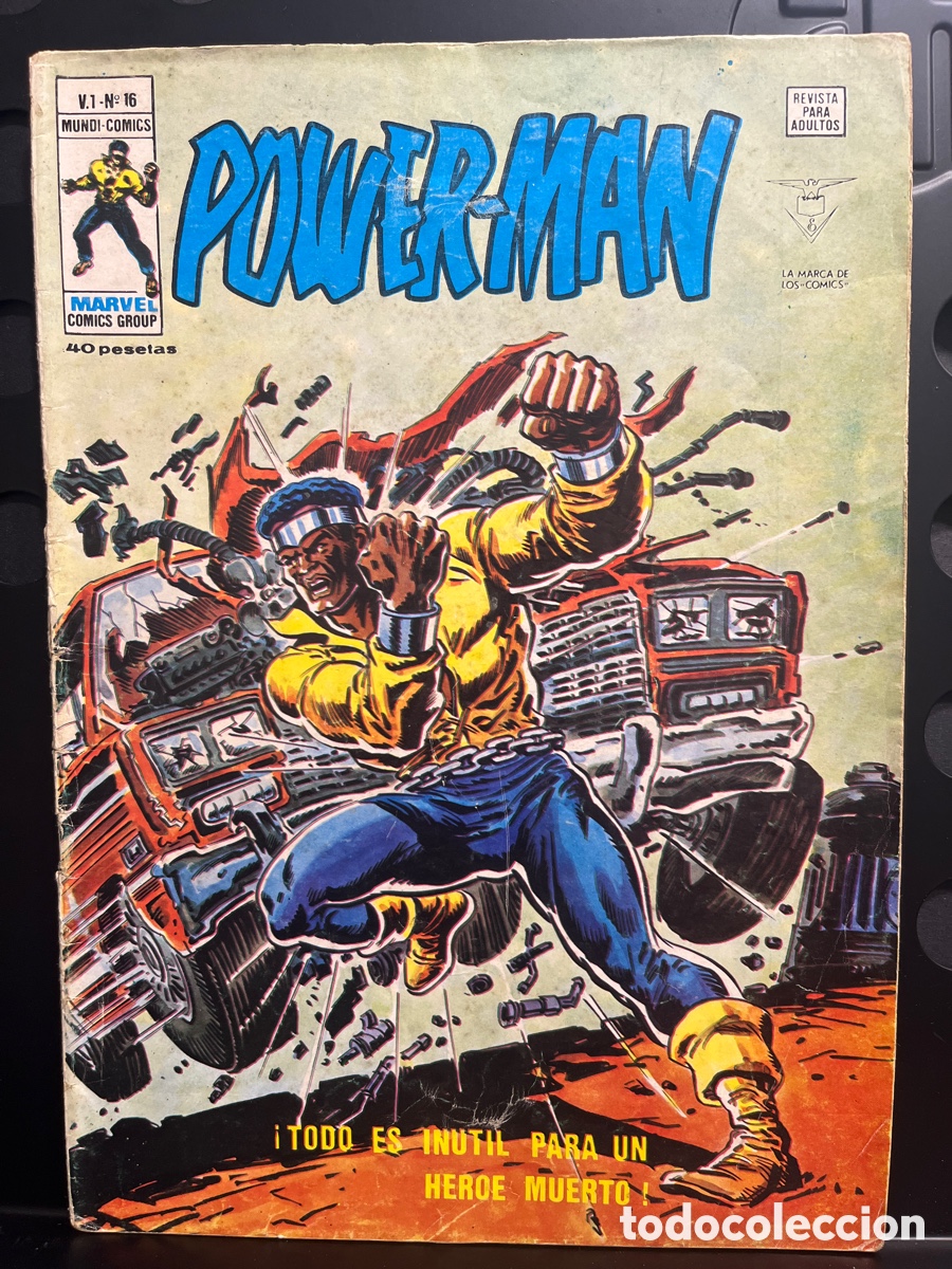 C&oacute;mics: POWER MAN VOL.1 N.16 TODO ES IN&Uacute;TIL PARA UN HOMBRE MUERTO MUNDI-C&Oacute;MICS ( 1977/1981 )