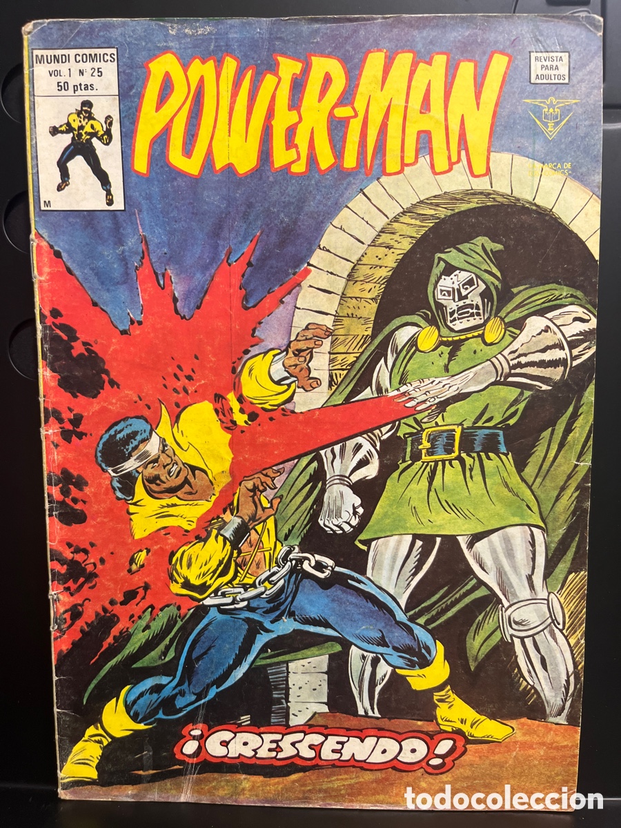 C&oacute;mics: POWER MAN VOL.1 N.25 CRESCENDO MUNDI-C&Oacute;MICS ( 1977/1981 )