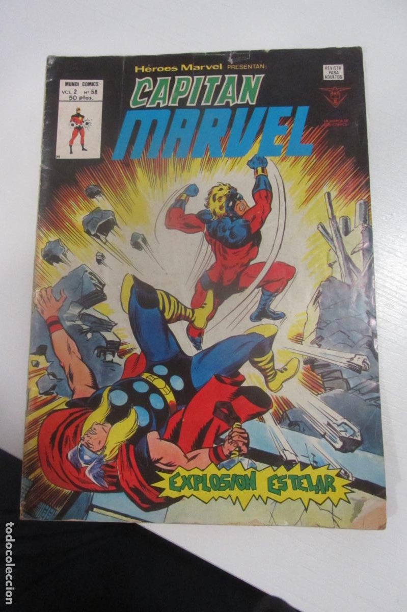 C&oacute;mics: HEROES MARVEL CAPITAN MARVEL N&ordm; 58 VOL. 2 - EXPLOSION ESTELAR - VERTICE ARX326 - Foto 1