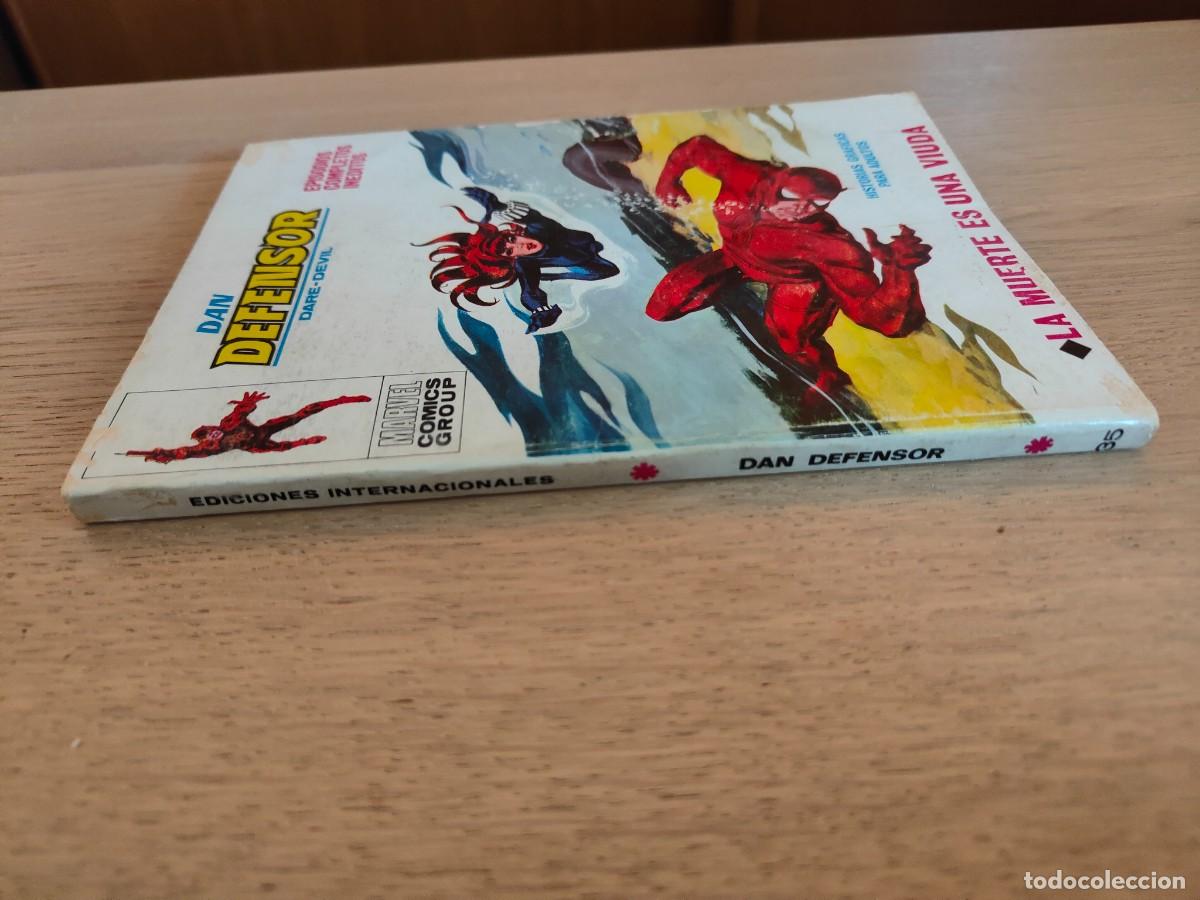 C&oacute;mics: Marvel Comic. V&eacute;rtice. Dan Defensor. Dare-Devil. La muerte es una viuda (negra). 35. Taco. 1972 - Foto 2