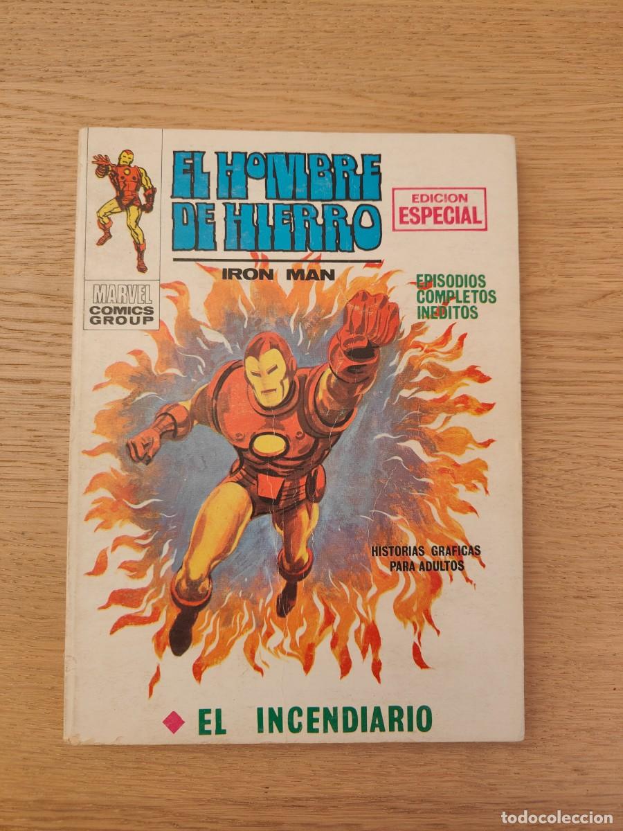 C&oacute;mics: Marvel Comic. V&eacute;rtice. El hombre de hierro (Iron man). El incendiario. Taco. 1969