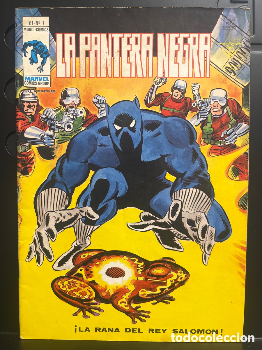 C&oacute;mics: LA PANTERA NEGRA VOL.1 N.1 LA RANA DEL REY SALOM&Oacute;N MUNDI-C&Oacute;MICS ( 1978/1979 )