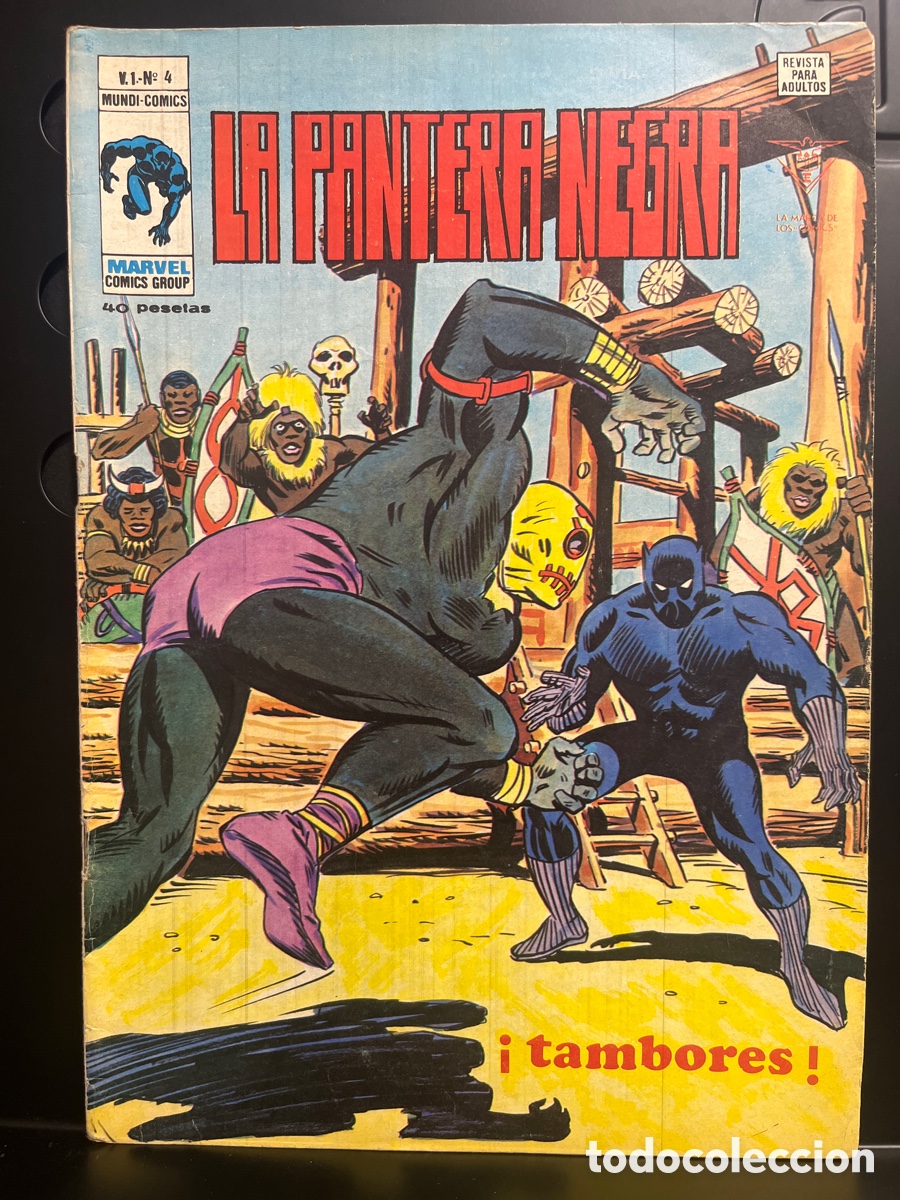 C&oacute;mics: LA PANTERA NEGRA VOL.1 N.4 TAMBORES MUNDI-C&Oacute;MICS ( 1978/1979 )