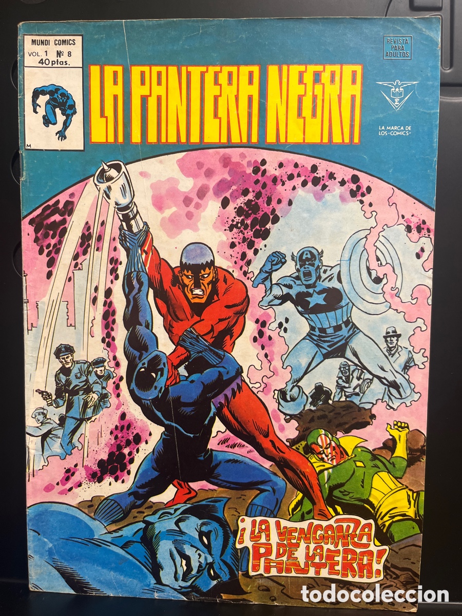 C&oacute;mics: LA PANTERA NEGRA VOL.1 N.8 LA VENGANZA DE LA PANTERA MUNDI-C&Oacute;MICS ( 1978/1979 )