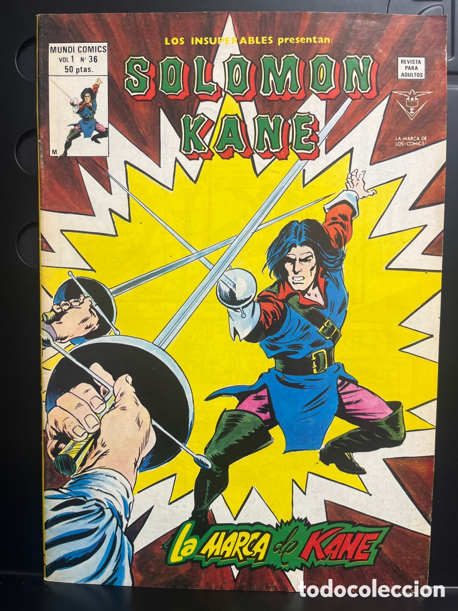 C&oacute;mics: LOS INSUPERABLES PRESENTAN VOL.1 N.36 SOLOMON KANE MUNDI-C&Oacute;MICS ( 1977/1980 )