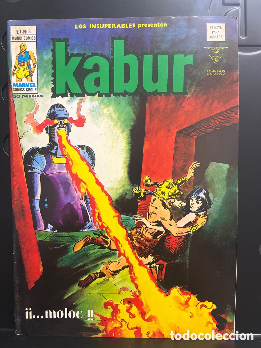 C&oacute;mics: LOS INSUPERABLES PRESENTAN VOL.1 N.3 KABUR : MOLOC MUNDI-C&Oacute;MICS ( 1977/1980 )