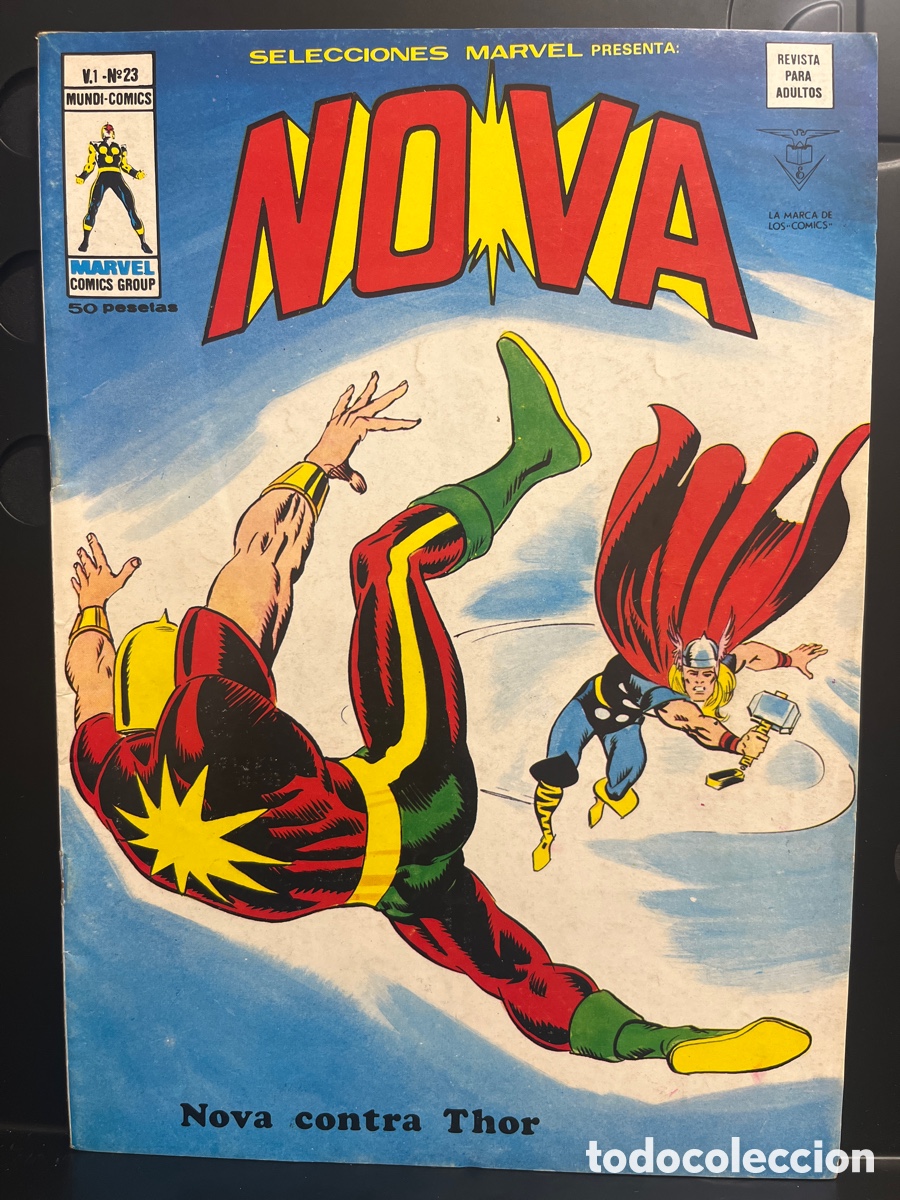 C&oacute;mics: SELECCIONES MARVEL PRESENTA VOL.1 N.23 NOVA : NOVA CONTRA THOR MUNDI-C&Oacute;MICS ( 1977/1981 )