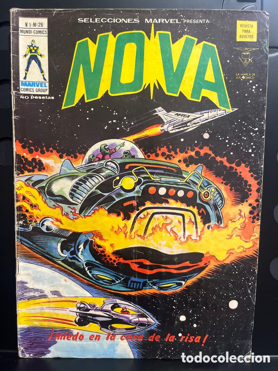 C&oacute;mics: SELECCIONES MARVEL PRESENTA VOL.1 N.26 NOVA : MIEDO EN LA CASA DE LA RISA MUNDI-C&Oacute;MICS ( 1977/1981 )