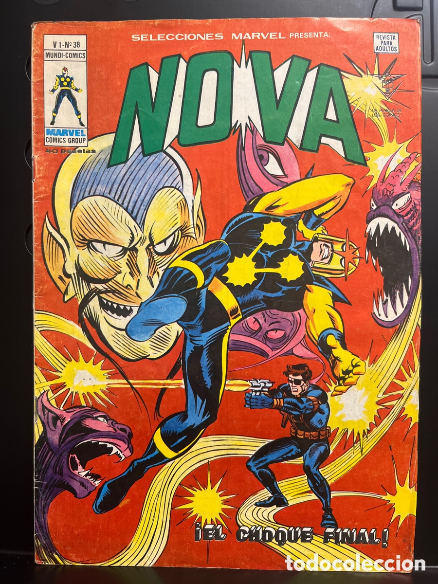 C&oacute;mics: SELECCIONES MARVEL PRESENTA VOL.1 N.38 NOVA : EL CHOQUE FINAL MUNDI-C&Oacute;MICS ( 1977/1981 )