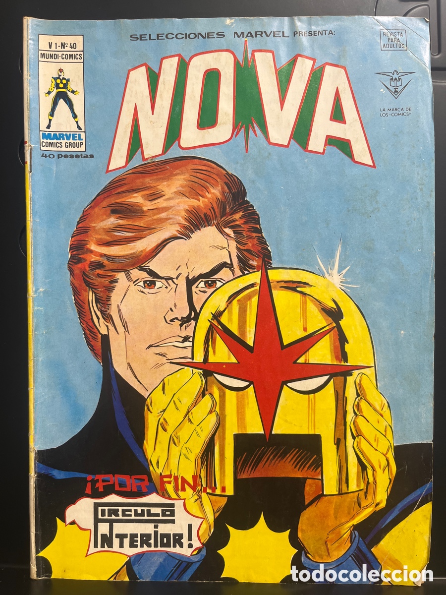 C&oacute;mics: SELECCIONES MARVEL PRESENTA VOL.1 N.40 NOVA : POR FIN C&Iacute;RCULO INTERIOR MUNDI-C&Oacute;MICS ( 1977/1981 )