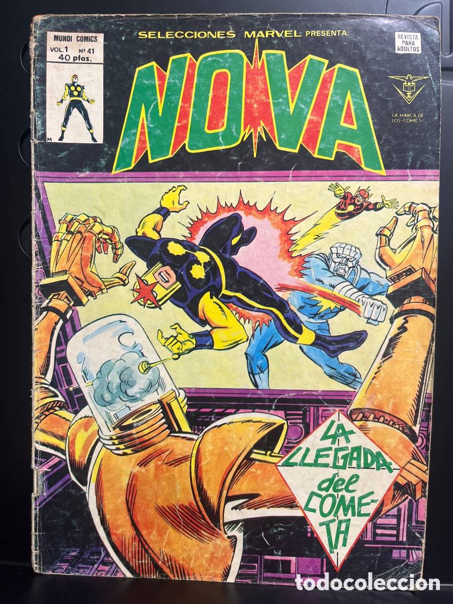 C&oacute;mics: SELECCIONES MARVEL PRESENTA VOL.1 N.41 NOVA : LA LLEGADA DEL COMETA MUNDI-C&Oacute;MICS ( 1977/1981 )