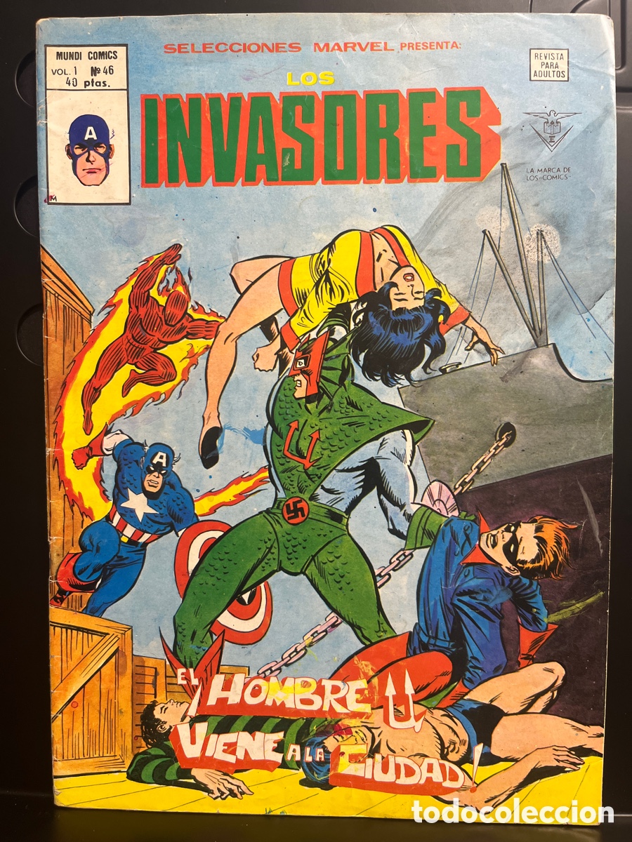 C&oacute;mics: SELECCIONES MARVEL PRESENTA VOL.1 N.46 INVASORES MUNDI-C&Oacute;MICS ( 1977/1981 )