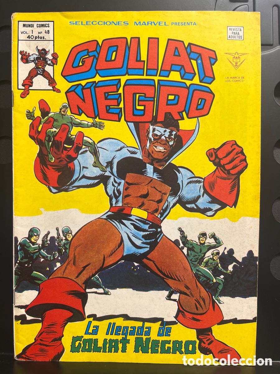 C&oacute;mics: SELECCIONES MARVEL PRESENTA VOL.1 N.48 GOLIAT NEGRO MUNDI-C&Oacute;MICS ( 1977/1981 )