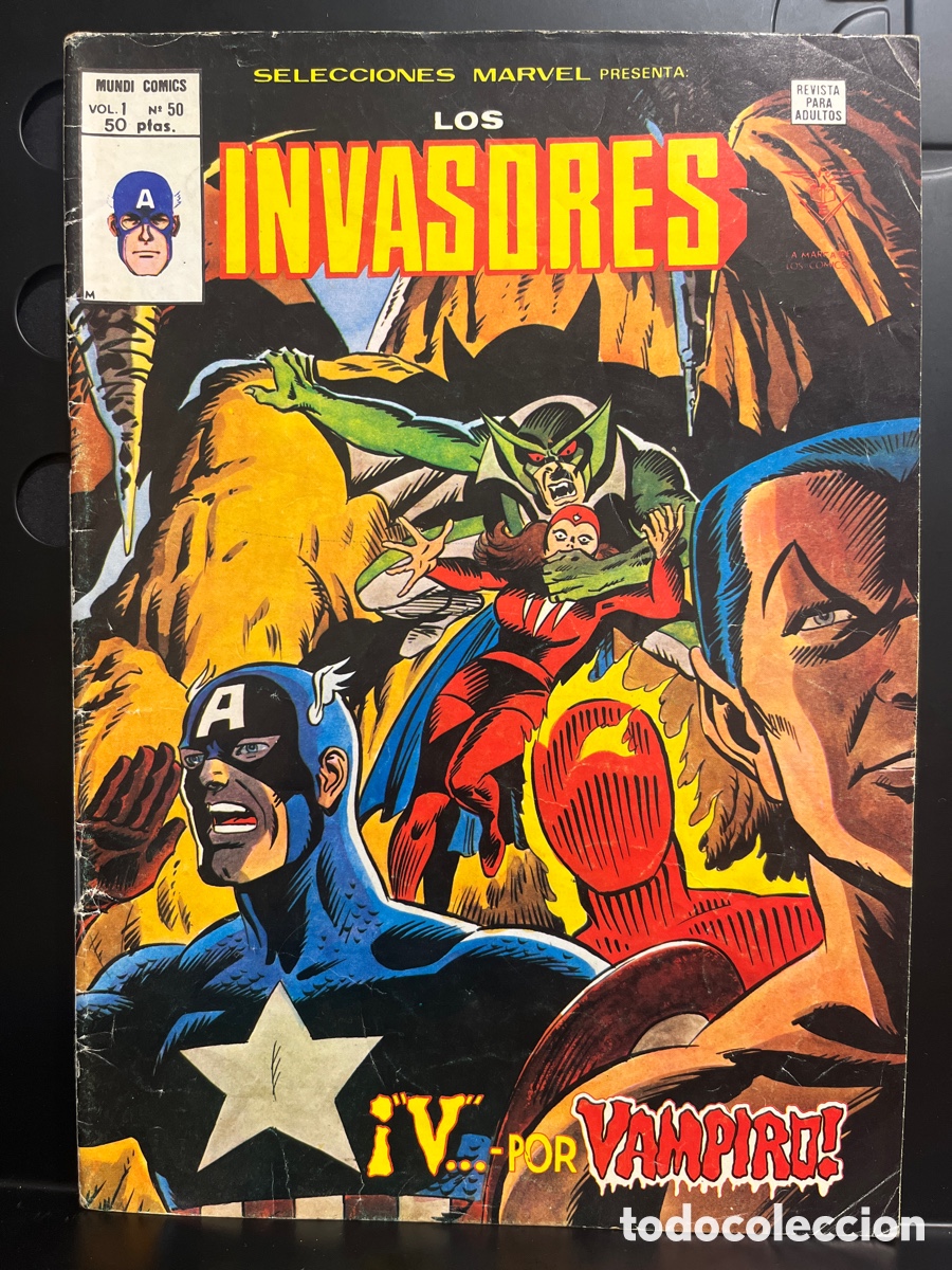 C&oacute;mics: SELECCIONES MARVEL PRESENTA VOL.1 N.50 LOS INVASORES MUNDI-C&Oacute;MICS ( 1977/1981 )