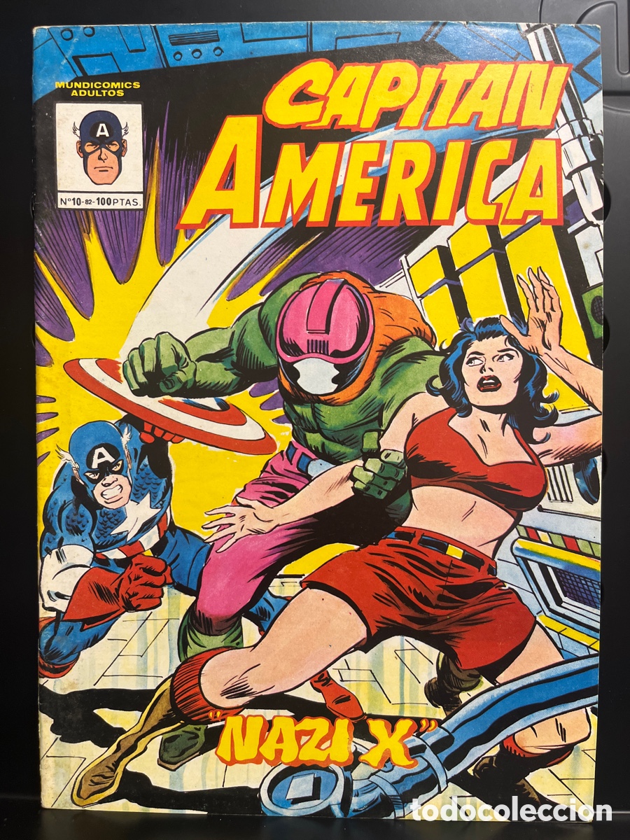 C&oacute;mics: CAPIT&Aacute;N AMERICA VOL.4 N.10 NAZI X ( 1981/1982 )