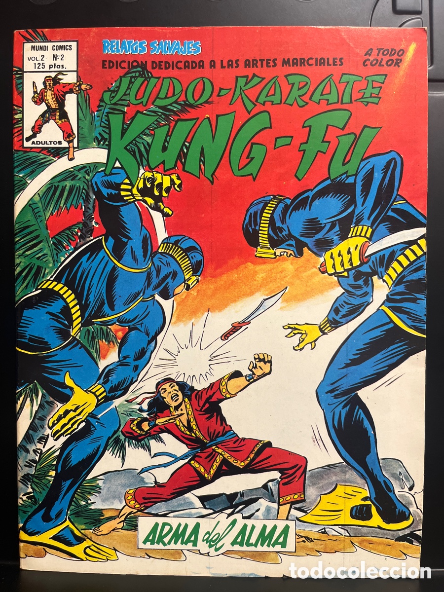 C&oacute;mics: RELATOS SALVAJES VOL.2 N.2 EDICI&Oacute;N ARTES MARCIALES JUDO KARATE KUNG FU MUNDI C&Oacute;MICS ( 1981/1982 )